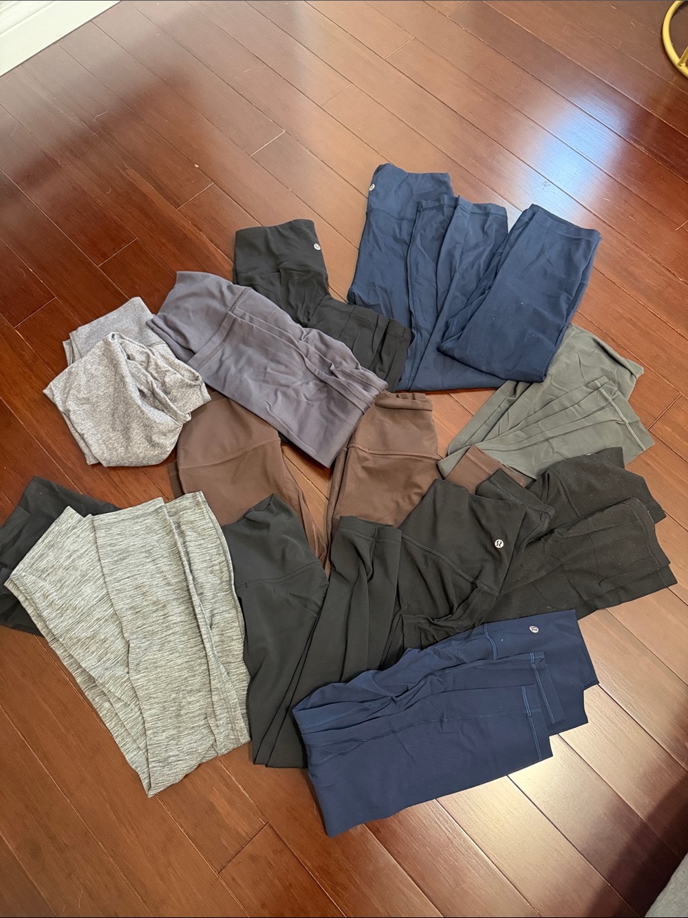lululemon align pant bundle - Black, Navy, Gray, Brown,